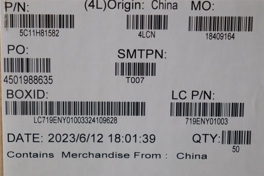 Lenovo FPC KP620 NF-F071 REV0 IO/B 5C11H81582