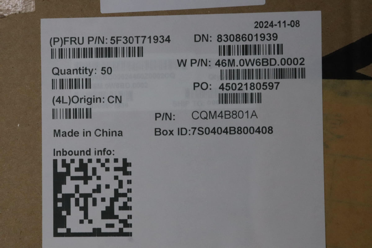 Lenovo FINGER_PRT FP BD W 21SG W/BTN AG Board 5F30T71934