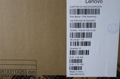Lenovo thermal_Fan H 83D2 L_R_HY 5F10S14142