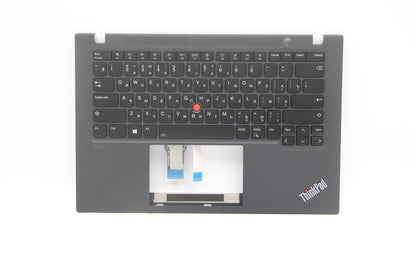 Lenovo ThinkPad T14s Gen 2 Keyboard Palmrest Top Cover Russian Black 5M11C47973