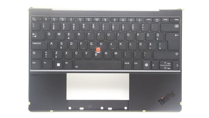 Lenovo ThinkPad Z13 Gen 1 Keyboard Palmrest Top Cover Estonian 5M11H95038