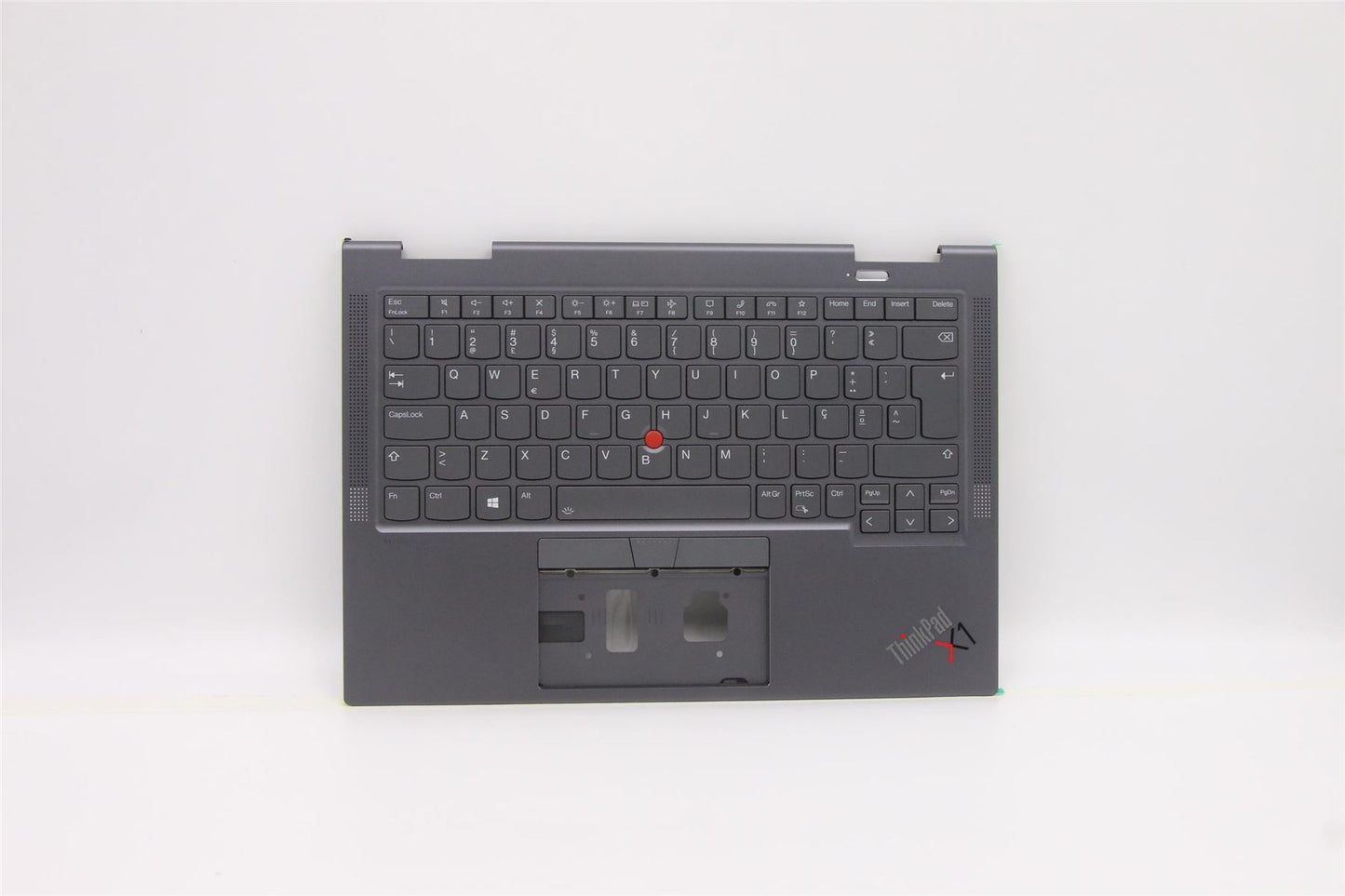 Lenovo Yoga X1 6th Keyboard Palmrest Top Cover Portuguese Grey 5M11C40970