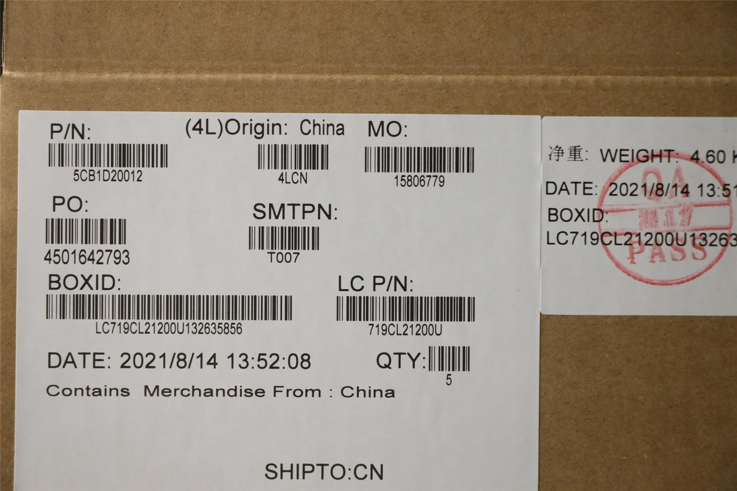 Lenovo Legion 5-17ITH6H Keyboard Palmrest Top Cover Belgian Blue 5CB1D20012
