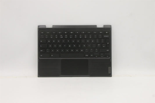 Lenovo Chromebook 300e 2nd Keyboard Palmrest Top Cover UK Black 5CB0Y57933