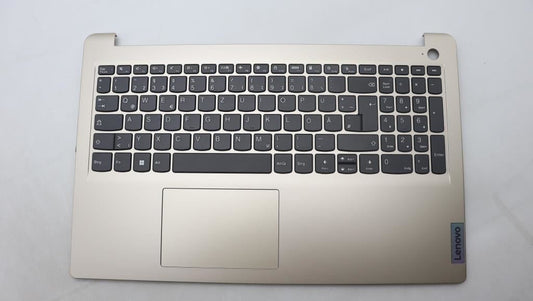 Lenovo IdeaPad 1 15ALC7 Palmrest Cover Touchpad Keyboard German Gold 5CB1H70449