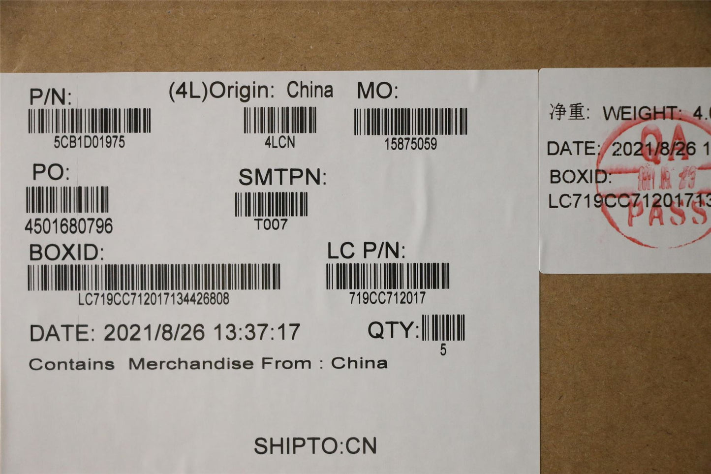 Lenovo UpperCaseASM_LASPAL82C7IG_IMR_LIPC 5CB1D01975