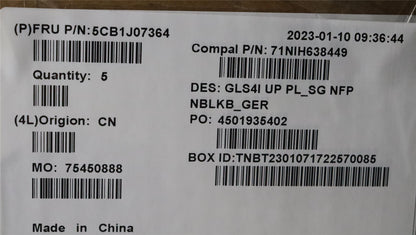 Lenovo UpperCaseASM_GER C82SD PLSG NFPNBL 5CB1J07364