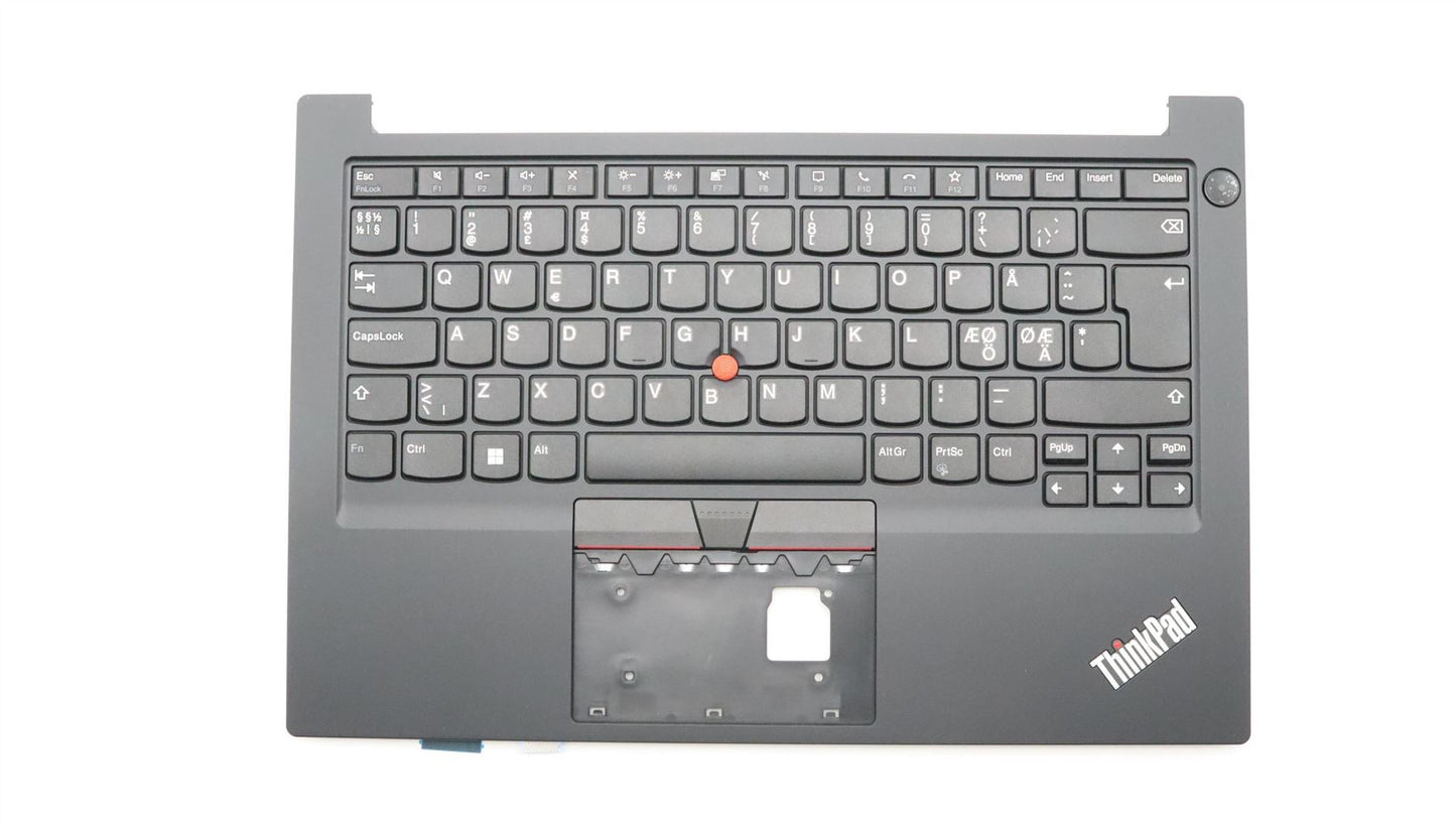 Lenovo ThinkPad E14 Gen 4 s Keyboard Palmrest Top Cover Nordic Black 5M11H58758