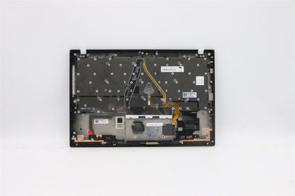 Lenovo Carbon X1 8. Tastatur-Handballenauflage, obere Abdeckung, dänisches Schwarz mit Hintergrundbeleuchtung 5M10Z27519