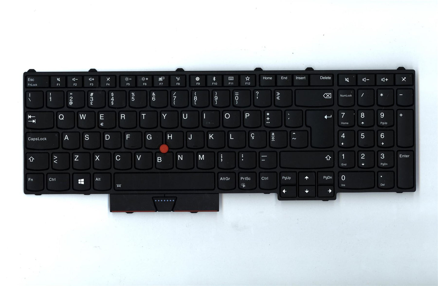 Lenovo ThinkPad P51 P71 Keyboard Portuguese Black Backlit 01HW222