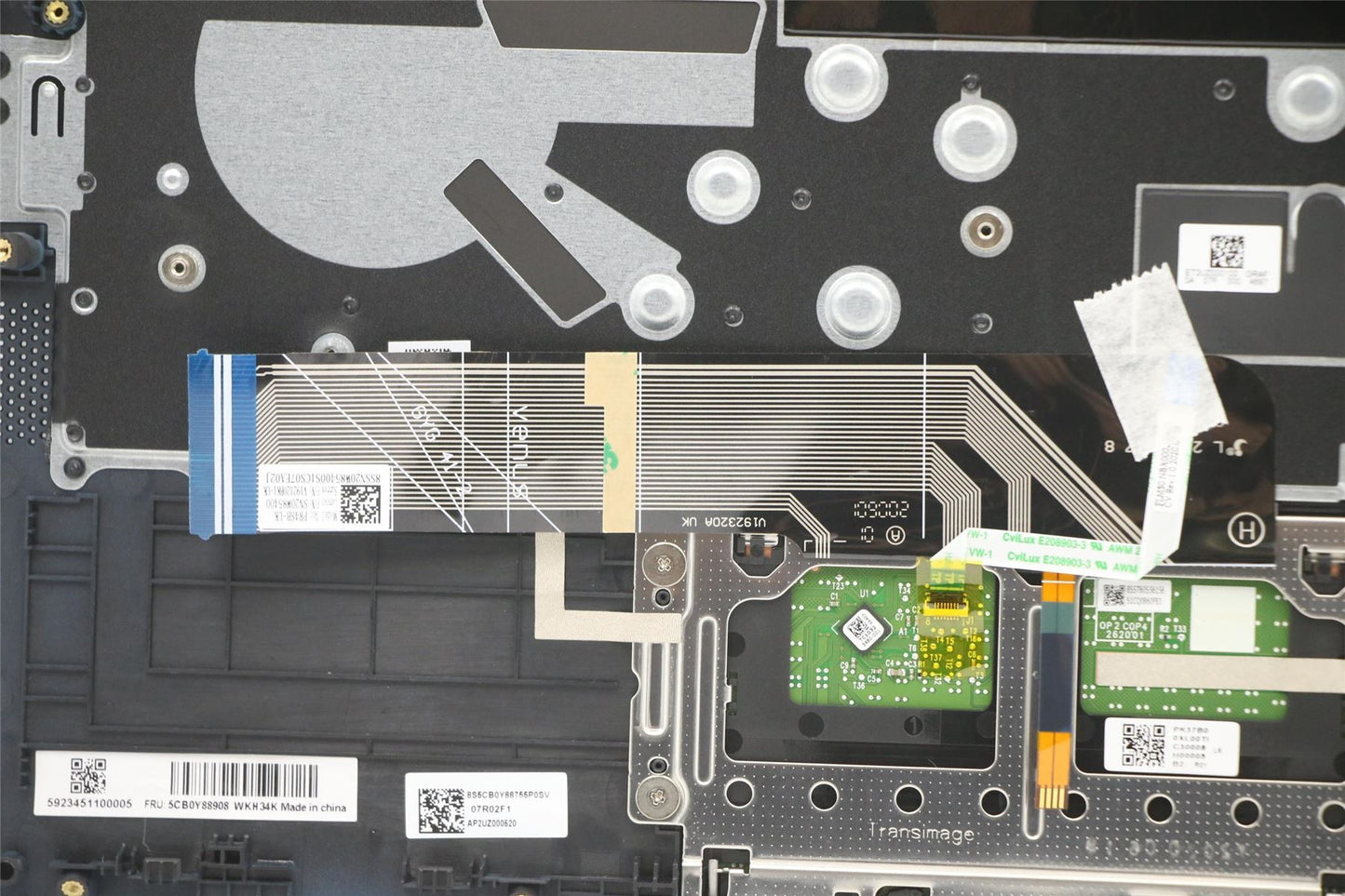 Lenovo Upper C81YH PL_BLU FP BLKB_UK 5CB0Y88908