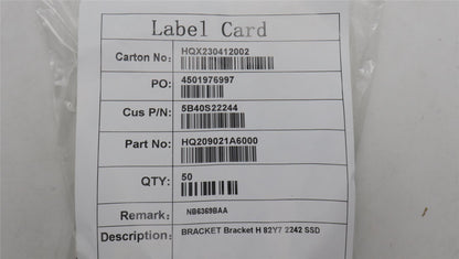 Lenovo Bracket H 82Y7 2242 SSD 5B40S22244