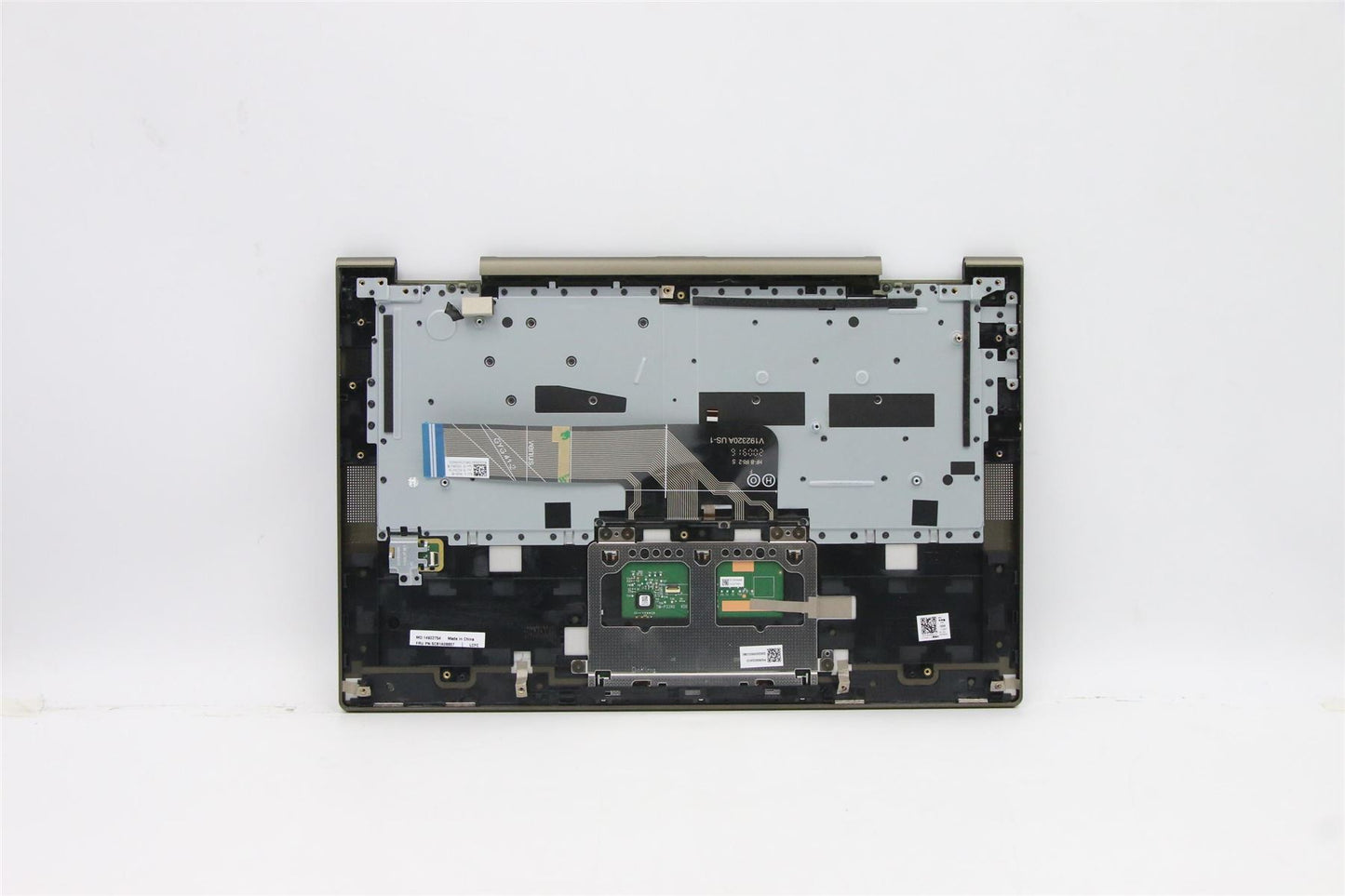 Lenovo Yoga 7-14ITL5 Keyboard Palmrest Top Cover Hebrew Dark Moss 5CB1A08857