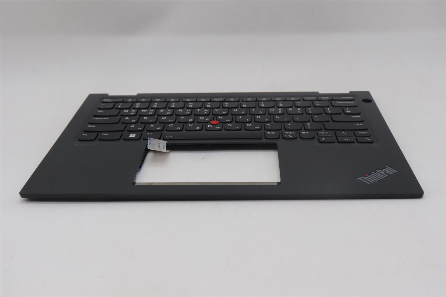 Lenovo ThinkPad X390 Keyboard Palmrest Top Cover US Silver Backlit 02HM716