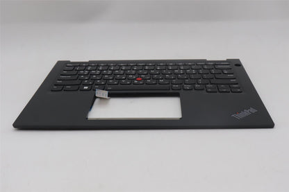 Lenovo ThinkPad X390 Keyboard Palmrest Top Cover US Silver Backlit 02HM716