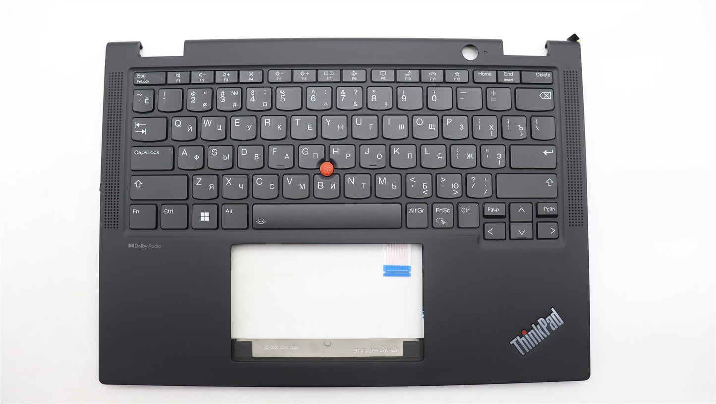 Lenovo ThinkPad X13 Gen 4 Keyboard Palmrest Top Cover Russian Black 5M11L64268
