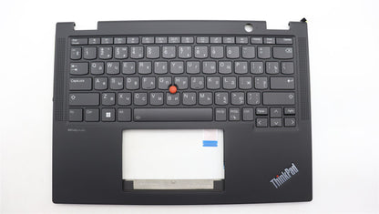 Lenovo ThinkPad X13 Gen 4 Keyboard Palmrest Top Cover Russian Black 5M11L64268