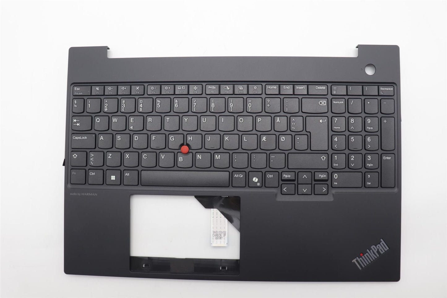 Lenovo MECH_ASM FRU KBD CCV DEN (PMX) UK BK 5M11N96533