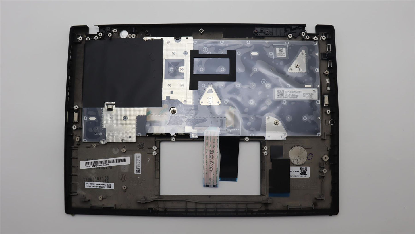 Lenovo ThinkPad T14s Gen 4 Keyboard Palmrest Top Cover UK Black 5M11L59421