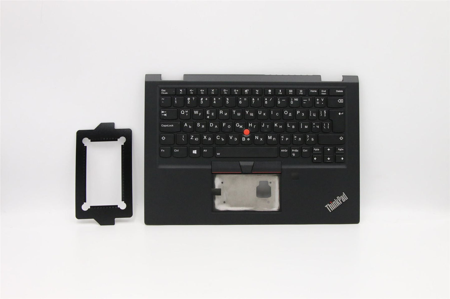 Lenovo Yoga X390 Keyboard Palmrest Top Cover Bulgarian Black 02HL692