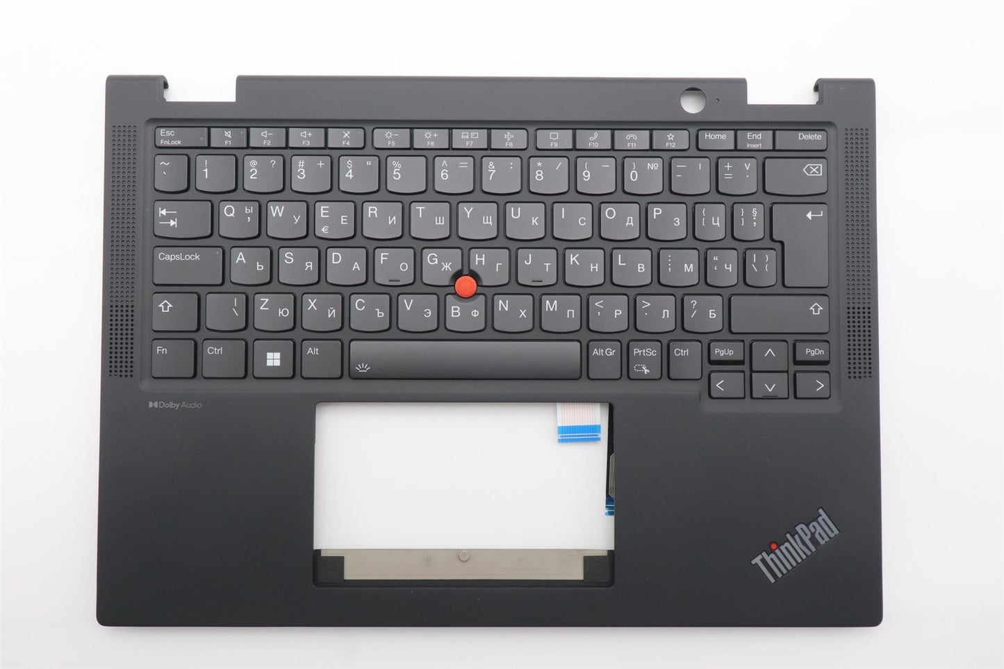 Lenovo ThinkPad X13 Gen 4 Keyboard Palmrest Top Cover Bulgarian Black 5M11L64201