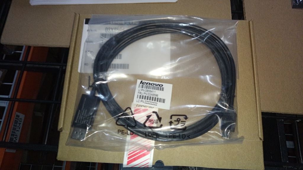 Lenovo MiniDP to DP cable FRU 03X6596