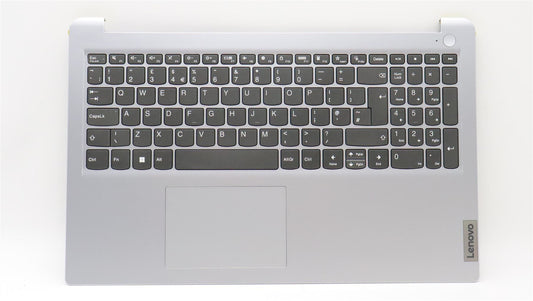 Lenovo IdeaPad 1 15AMN7 Keyboard Palmrest Top Cover UK Silver 5CB1J51285