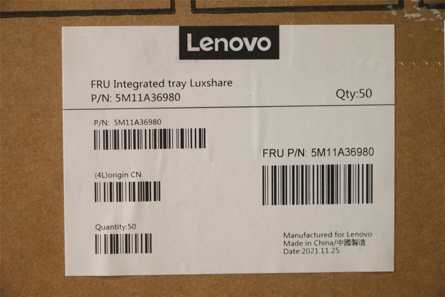 Lenovo 5M11A36980 MECH_ASM FRU Integrated tray Luxshare