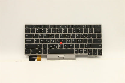 Lenovo ThinkPad L13 Gen 2 s Keyboard Greek Silver Backlit 5N20V43484