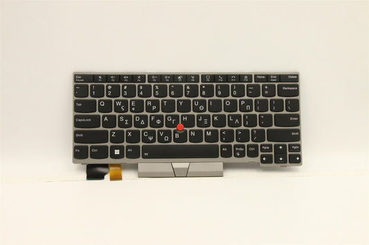 Lenovo ThinkPad L13 Gen 2 s Keyboard Greek Silver Backlit 5N20V43484