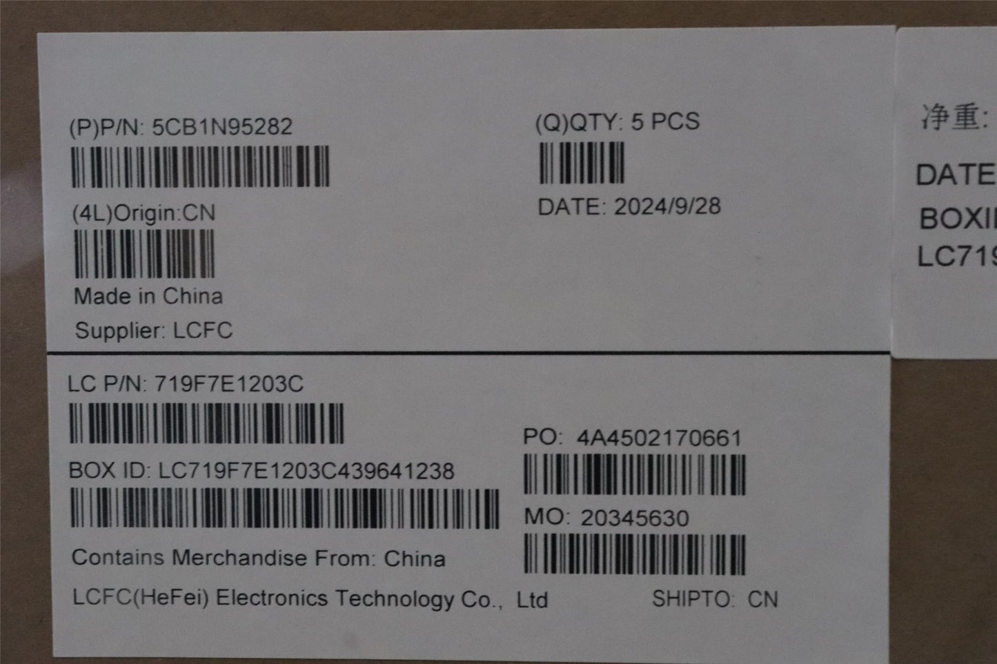 Lenovo Upper Case ASM_SPA L 83E6FP AG BL 5CB1N95282