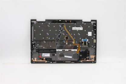 Lenovo Yoga X1 5th Keyboard Palmrest Top Cover Italian Grey Backlit 5M10Z37176