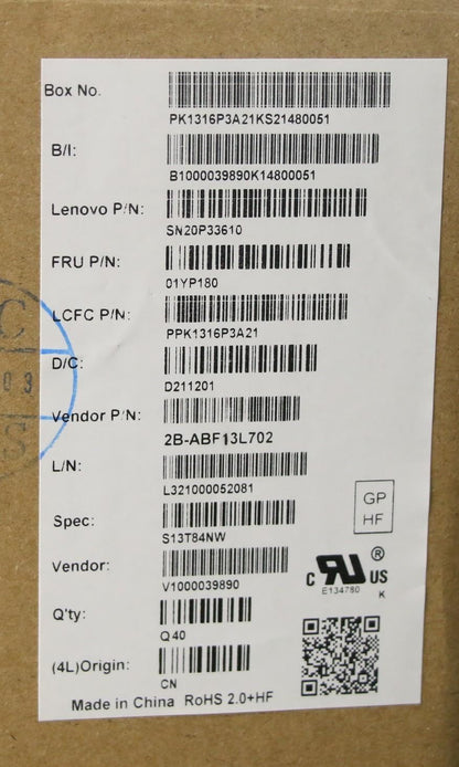 Lenovo ThinkPad X280 A285 X390 X395 L13 Keyboard Norwegian Black 01YP180