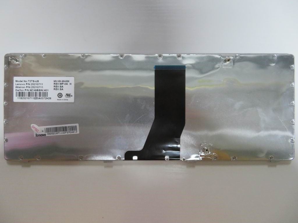 Lenovo DF T2TS 84KEY Silver KBD W8 US English Keyboard 25210711