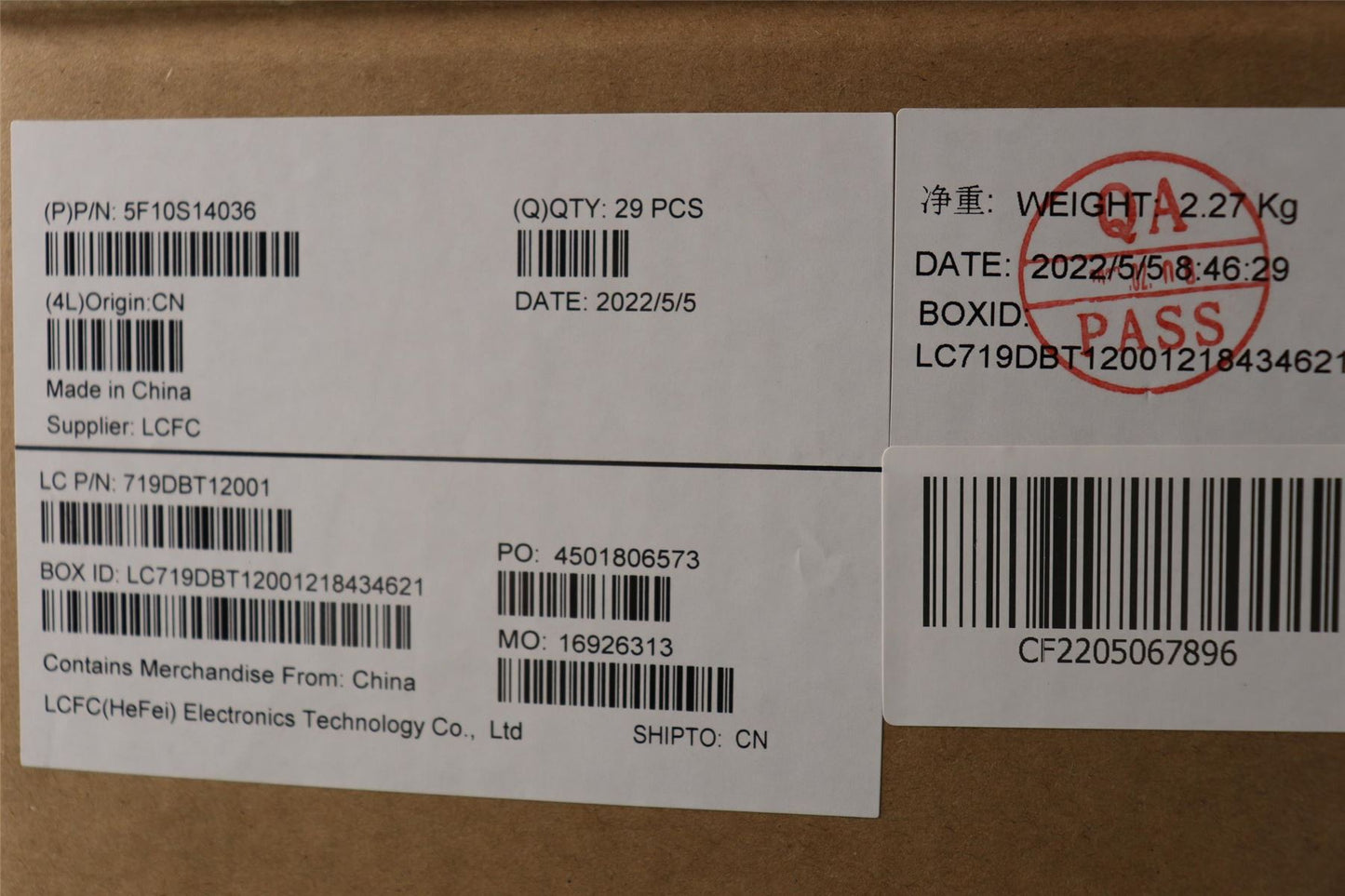 Lenovo System FAN L 82U9 AVC 5F10S14036