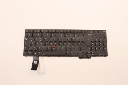 Lenovo ThinkPad P16s 1 L15 3 T16 1 Keyboard German Black Backlit 5N21D93771