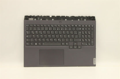 Lenovo Legion 5 Pro 16IAH7H Keyboard Palmrest Top Cover German Grey 5CB1F37743