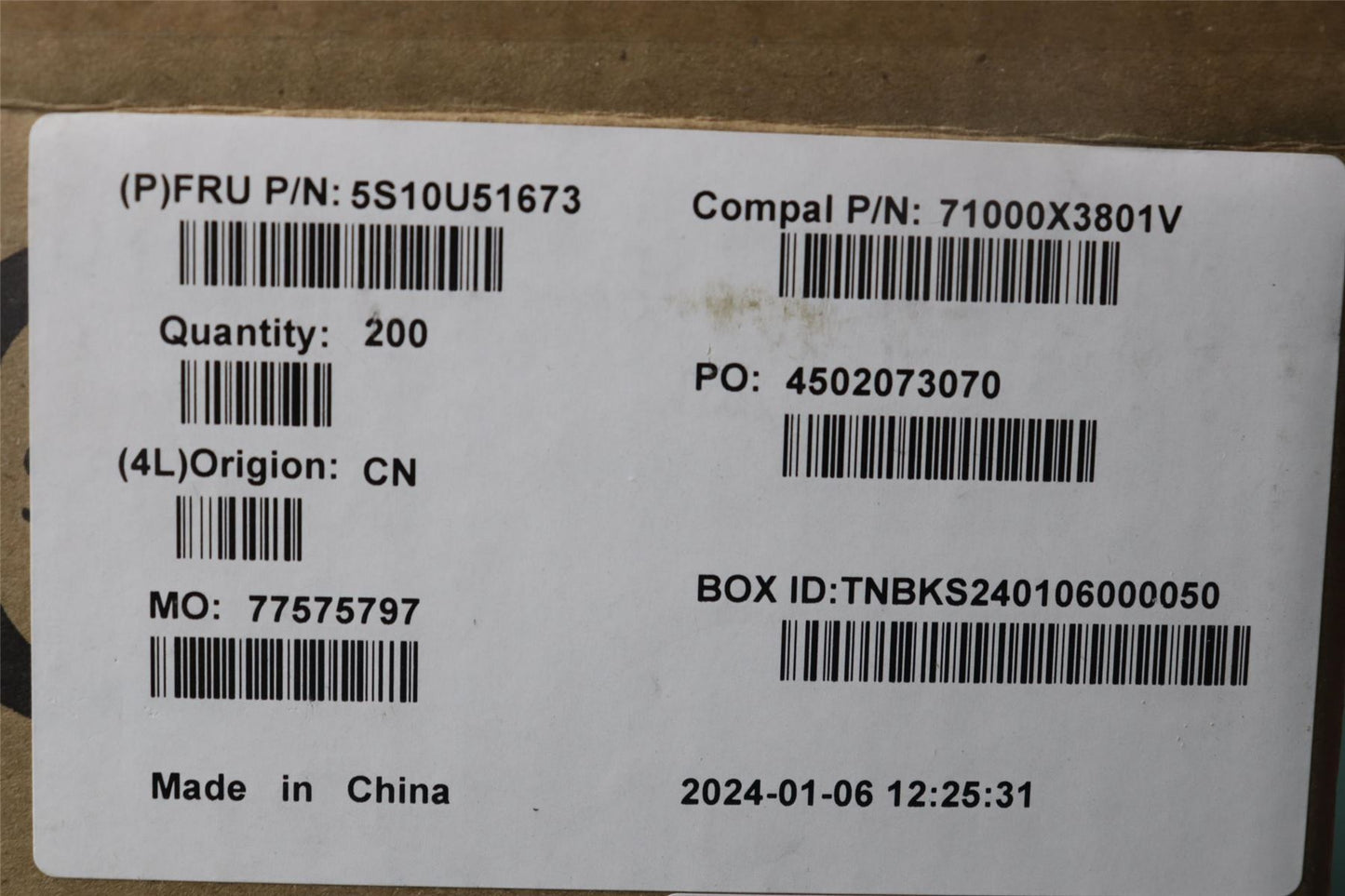 Lenovo SCREW M3 X1.2-3.6L 5S10U51673