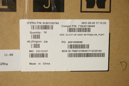 Lenovo Yoga 14s ITL Palmrest Cover Touchpad Keyboard Portuguese Grey 5CB1C92765