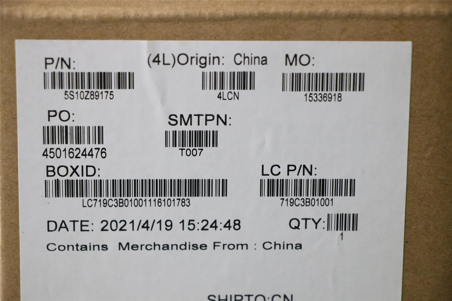 Lenovo SCREW FRU Odin2.0 AMD Screw KIT 5S10Z89175