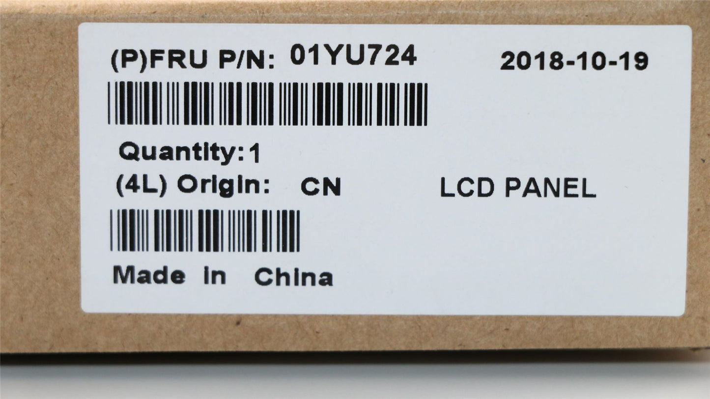 Lenovo ThinkPad P1 Gen 1 LCD Cover Rear Back Housing Black 01YU724