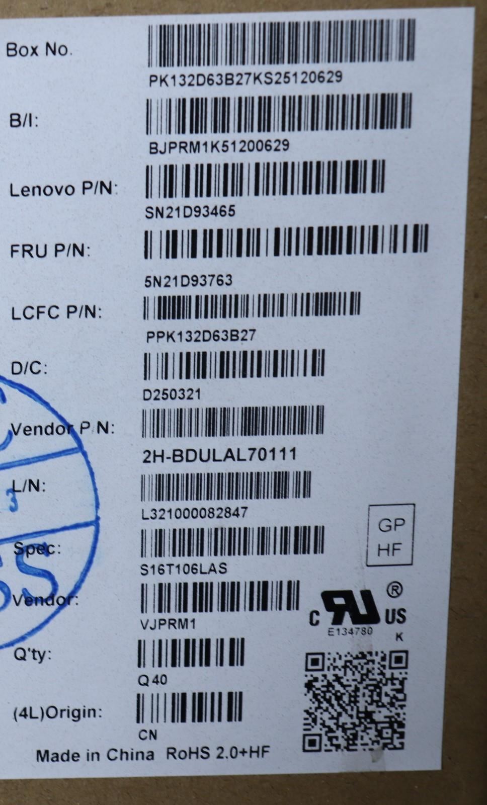 Lenovo ThinkPad L15 Gen 3 Keyboard Latin Spanish Backlit 5N21D93763