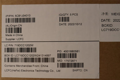 Lenovo Upper Case ASM_BEL L82TF RGBSG 5CB1J04313