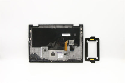 Lenovo Yoga X390 Keyboard Palmrest Top Cover Spanish Black Backlit 02HL514