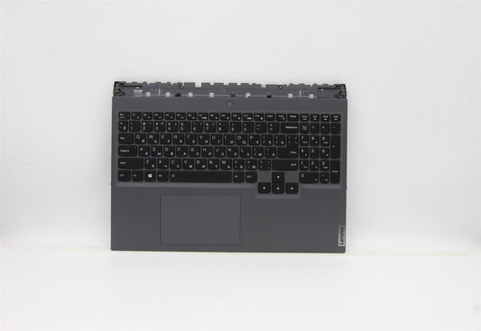 Lenovo 5 16ACH6 Palmrest Cover Touchpad Keyboard Russian Slate Grey 5CB1C93149