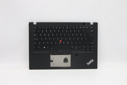 Lenovo ThinkPad T495s Keyboard Palmrest Top Cover Swedish Finnish 5M11A08558
