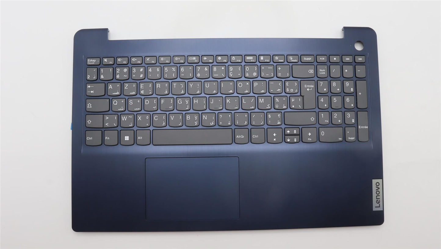 Lenovo IdeaPad 3 15IAU7 Palmrest Cover Touchpad Keyboard Abyss Blue 5CB1H77914