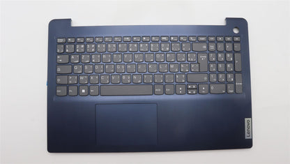 Lenovo IdeaPad 3 15IAU7 Palmrest Cover Touchpad Keyboard Abyss Blue 5CB1H77914