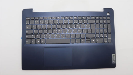 Lenovo IdeaPad 3 15IAU7 Palmrest Cover Touchpad Keyboard Abyss Blue 5CB1H77914