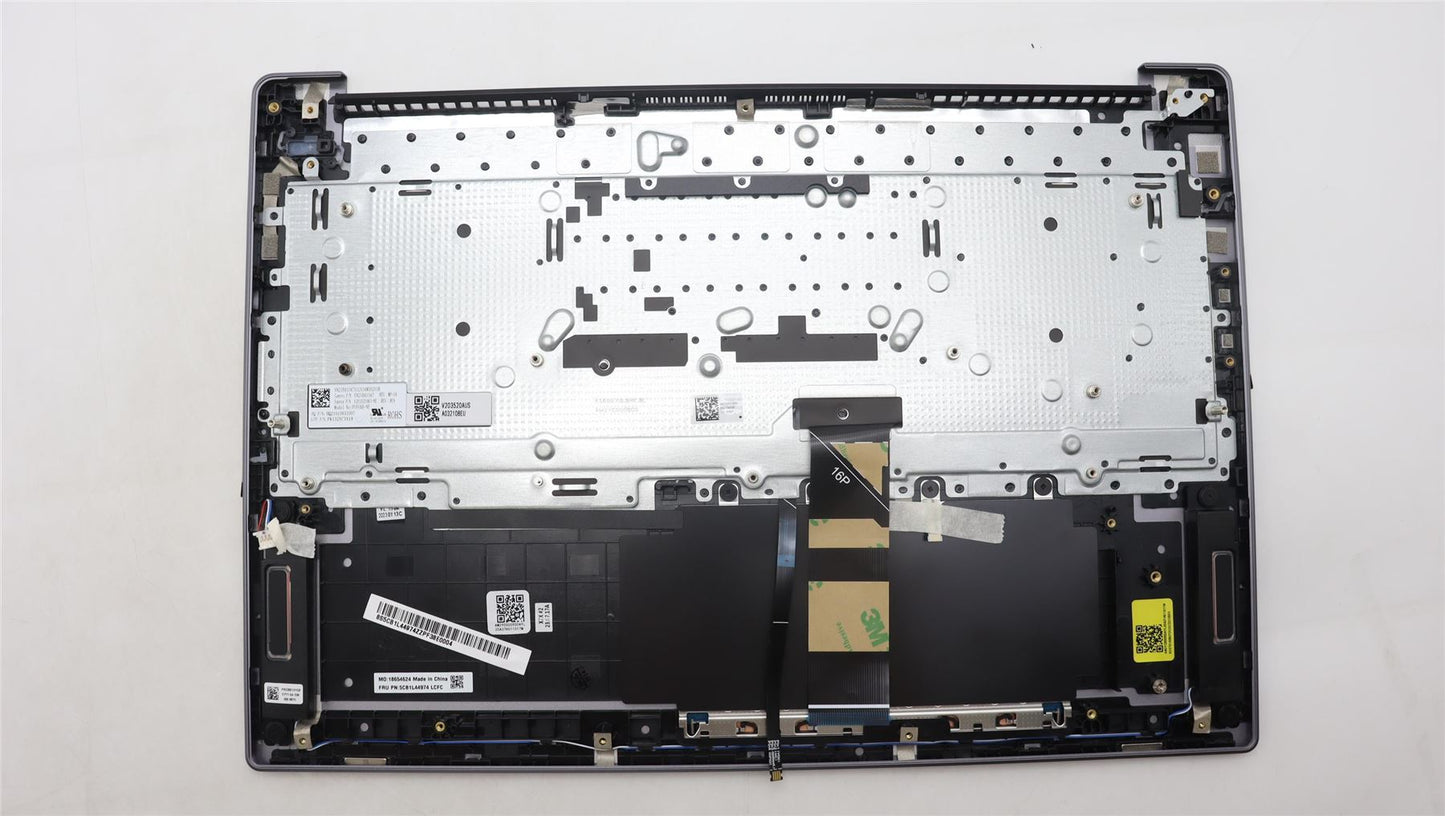 Lenovo IdeaPad 5 16IRH8 Palmrest Cover Touchpad Keyboard Nordic 5CB1L44974
